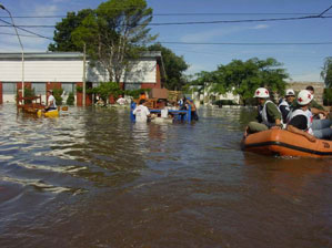 Inundaciones provocadas por el calentamiento global